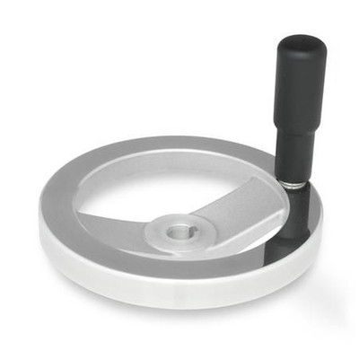 Bild von Ganter Norm® - 322-160-K16-R Speichenhandräder, blank, Radkranz poliert