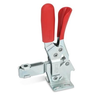 Bild von Ganter Norm® - 810.3-130-AL Schnellspanner, Spannhebel vertikal, mit Verriegelung, mit waagrechtem Fuß