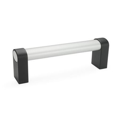 Bild von Ganter Norm® - 334-36-300-EL Ovalrohrgriffe, Aluminium / Zink-Druckguss