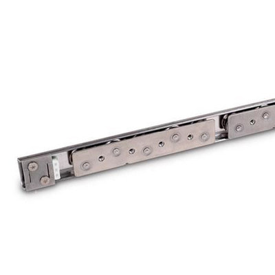 Bild von Ganter Norm® - 1490-37-394-B5-1-NI Edelstahl-Laufrollenführungen mit innenliegendem Verfahrweg