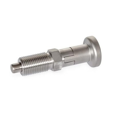 Bild von Ganter Norm® - 818-4-4-CN-A4 Edelstahl-Rastbolzen, Werkstoff Nr. 1.4401 (A4), mit Rastsperre