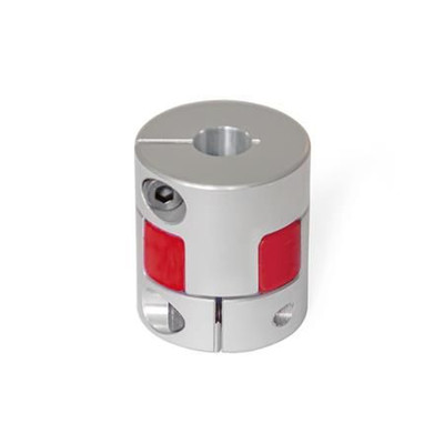 Bild von Ganter Norm® - 2240-14-B6-6-AL-RS Elastomer-Klauenkupplungen mit Klemmnabe