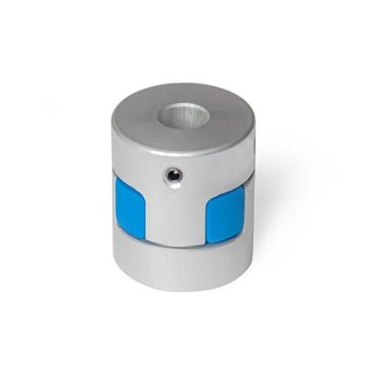 Bild von Ganter Norm® - 2241-55-B18-25-AL-BS Elastomer-Klauenkupplungen mit Gewindestift