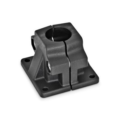 Bild von Ganter Norm® - 165-B20-2-SW Fuß-Klemmverbinder, Aluminium