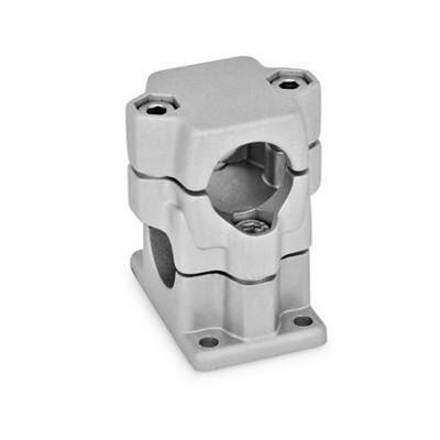 Bild von Ganter Norm® - 141-B50-V50-2-BL Kreuzflansch-Klemmverbinder, mehrteilig