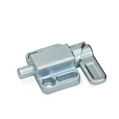 Bild von Ganter Norm® - 722.3-12-20-L-ZB Federriegel mit Anschraubflansch, parallel zum Raststift