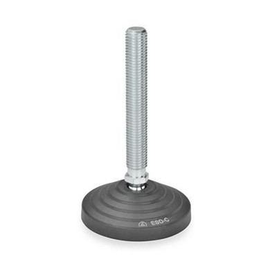 Bild von Ganter Norm® - 344.2-125-M16-158-AG ESD-Gelenkfüße, Stahl