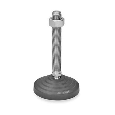 Bild von Ganter Norm® - 344.7-80-M16-138-B ESD-Gelenkfüße, Edelstahl