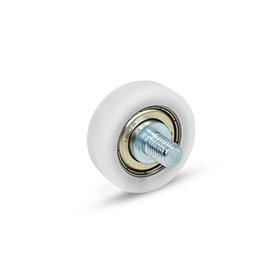 Bild von Ganter Norm® - 753.1-50-M8-KV-2 Laufrollen, Kunststoff, mit Kugellager