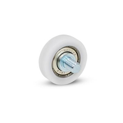 Bild von Ganter Norm® - 753.1-50-M8-ZL-2 Laufrollen, Kunststoff, mit Kugellager