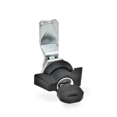 Bild von Ganter Norm® - 115-SCK-40-SW Verriegelungen, abschließbar, schwarz kunststoffbeschichtet