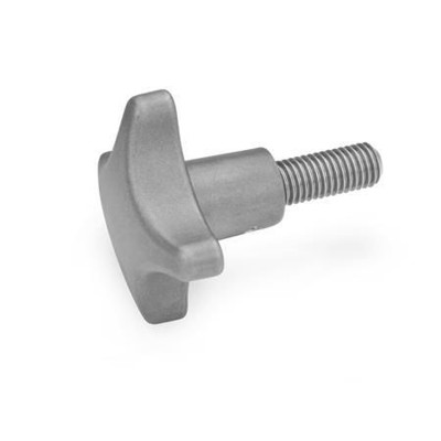 Bild von Ganter Norm® - 6335.5-ES-50-M10-20 Edelstahl-Kreuzgriffschrauben, Werkstoff Nr. 1.4308