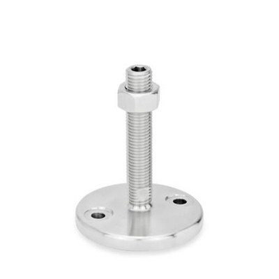Bild von Ganter Norm® - 23-100-M24-125-D1-UK Edelstahl-Stellfüße