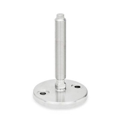 Bild von Ganter Norm® - 23-80-M24-150-D0-V Edelstahl-Stellfüße