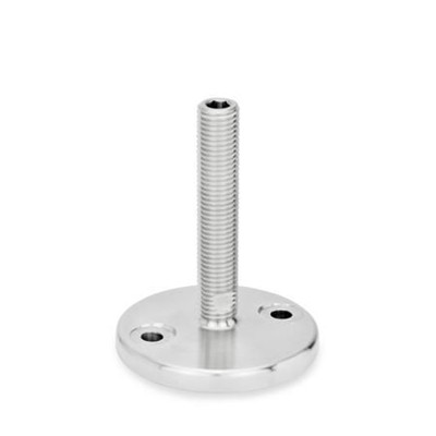 Bild von Ganter Norm® - 23-120-M24-125-D1-U Edelstahl-Stellfüße