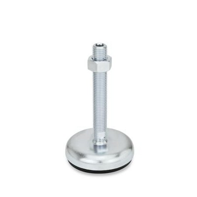 Bild von Ganter Norm® - 30-120-M24-150-A1-UK Stellfüße, Stahlblech, mit Gummiauflage
