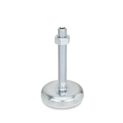 Bild von Ganter Norm® - 30-50-M16-75-A2-UK Stellfüße, Stahlblech, mit Gummiauflage