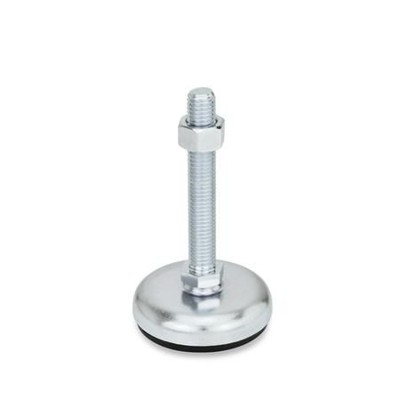 Bild von Ganter Norm® - 30-60-M12-125-A1-SK Stellfüße, Stahlblech, mit Gummiauflage