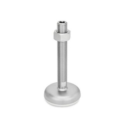 Bild von Ganter Norm® - 31-120-M20-200-B2-UK Edelstahl-Stellfüße, mit Gummiauflage
