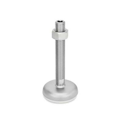 Bild von Ganter Norm® - 31-120-M24-100-B2-UK Edelstahl-Stellfüße, mit Gummiauflage