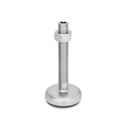 Bild von Ganter Norm® - 31-60-M16-75-B1-UK Edelstahl-Stellfüße, mit Gummiauflage
