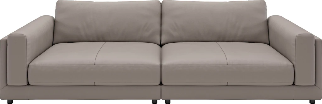 Bild von 3C Candy Big-Sofa "Karalis mit extra großer Sitztiefe, elegantes Mega Sofa zum Relaxen,", auch in Cord- oder Leder-Bezug, lose Kissen, loungige Bequemlichkeit