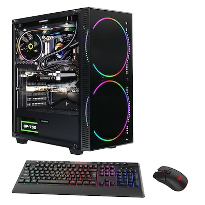 Bild von GAMEMAX Gaming-PC Computer DDR5-RAM, PCIe SSD Gen4, Windows 11 Gr. Microsoft Windows 11 Home (64 Bit), 32 GB RAM 2000 GB SSD, schwarz (black hole 7264)
