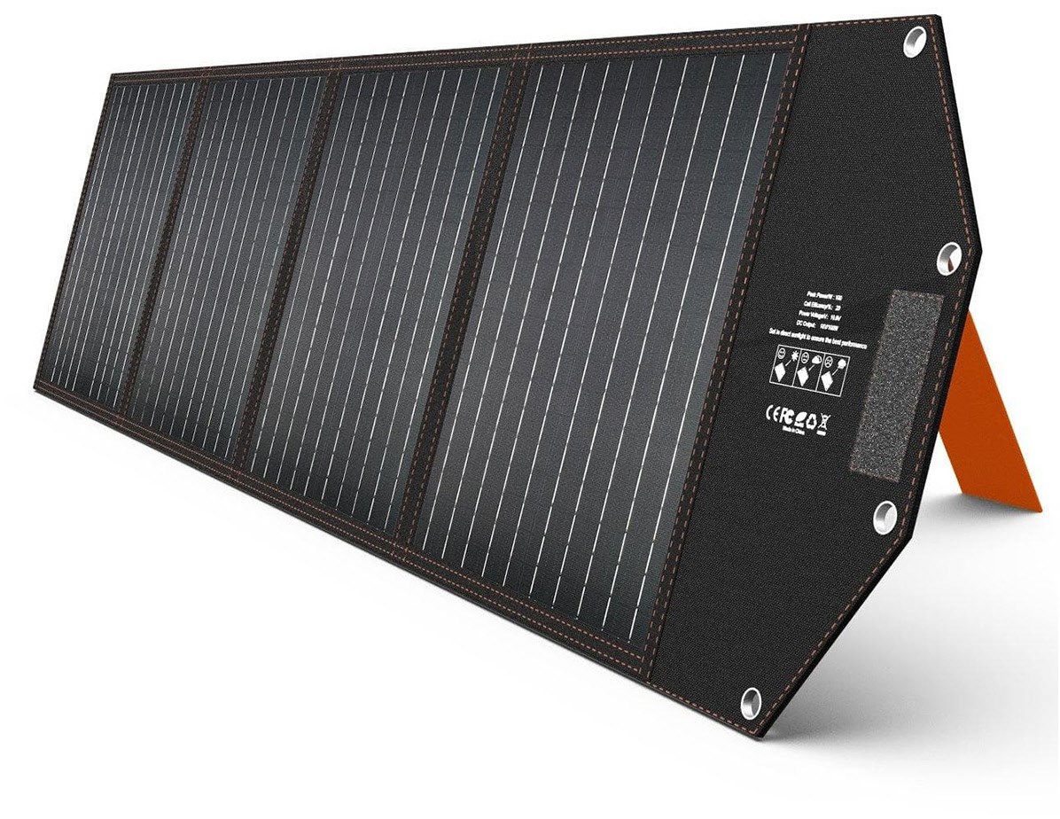 Bild von Hyrican Solarmodul Solar Modul PV-220 200Watt / 18V Solarpanel für Powerstation, 220,00 W, Mono-Silizium, (1-St), für UPP-1200 & UPP-1800, faltbar, DC-Anschluss für 7909 Ladebuchse