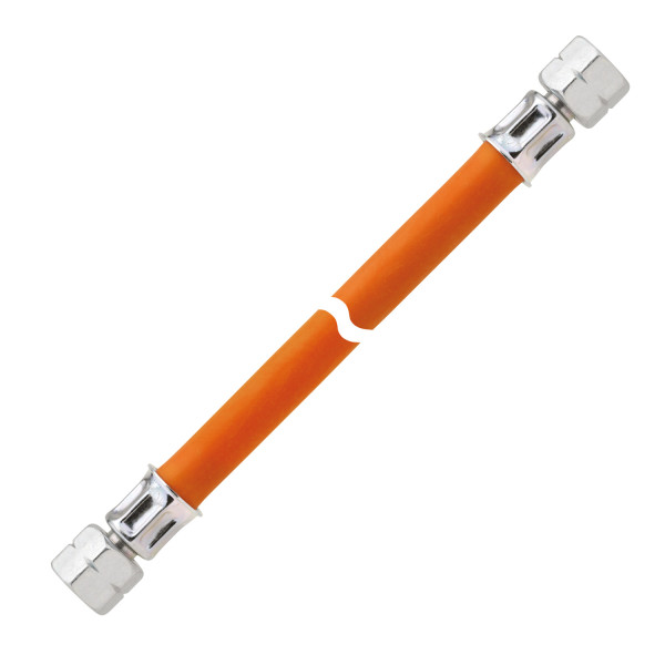 Bild von Gasschlauch Gummi 1/4 LH-ÜM auf 1/4 LH-ÜM - 500cm - bis -30°C