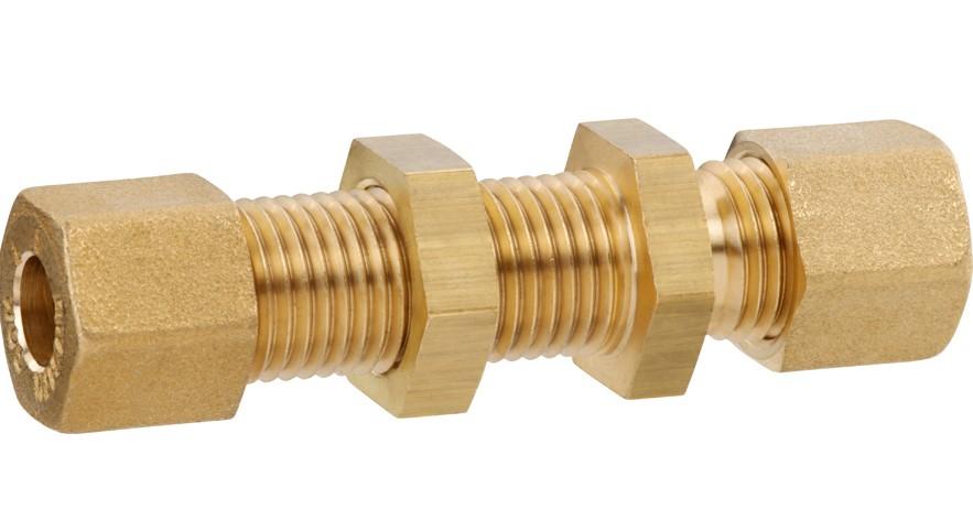 Bild von GOK Schottverschraubung Messing 8 mm gerade