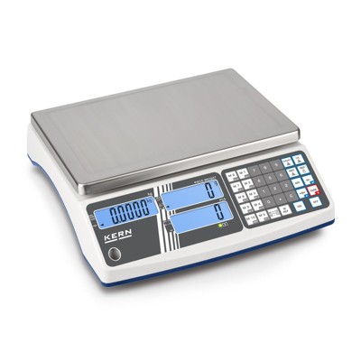 Bild von Kern & Sohn Zählwaage CUB 6K-4 (Wägebereich Max 6 kg, d=0,0005 kg, mit 3 Displays, Zählsummenspeicher, mit Arbeitsschutzhaube) CIB 6K-4