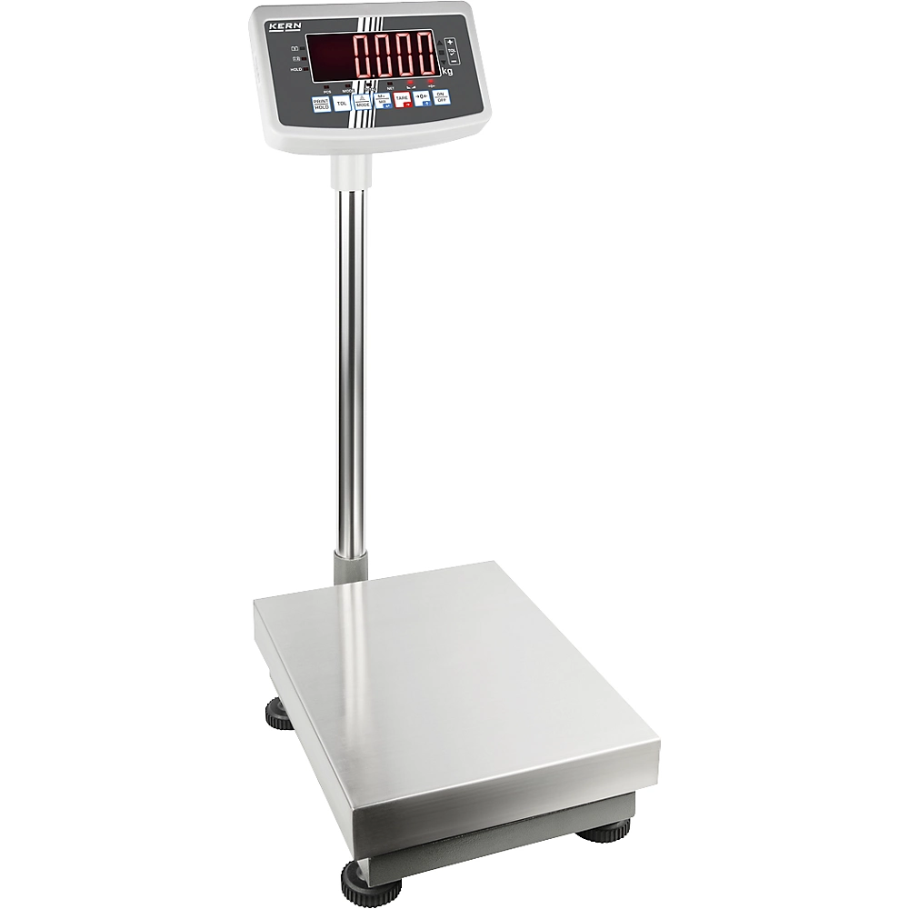 Bild von KERN Plattformwaage EFC (Wägebereich 300 kg, Ablesbarkeit 20 g, Wägeplatte 60x50x14 cm, Paketwaage, LED-Anzeige) EFC 300K-2