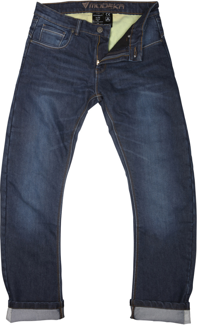 Bild von Modeka Nyle Cool Motorrad Textilhose, blau, Größe 29 für Männer