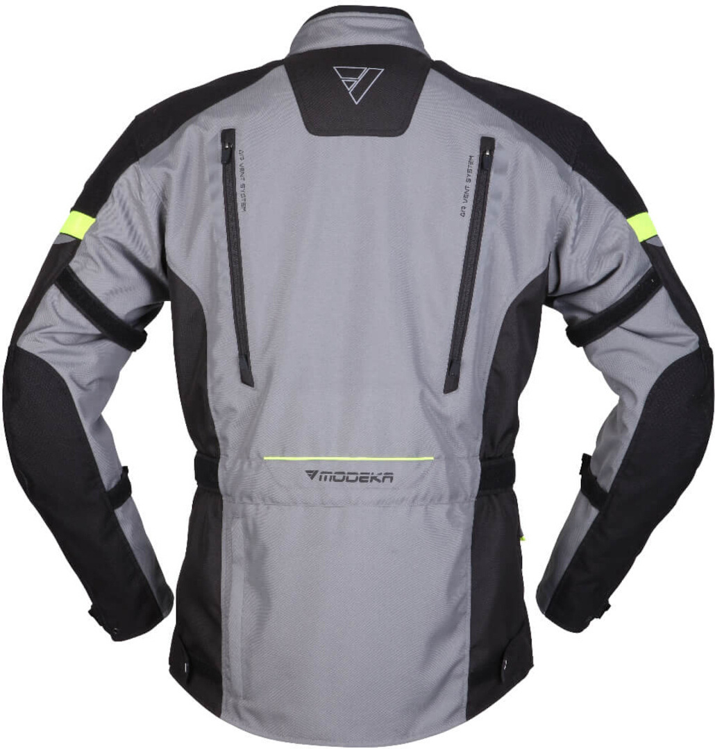 Bild von Modeka Striker II Motorrad Textiljacke, schwarz-grau, Größe 6XL für Männer