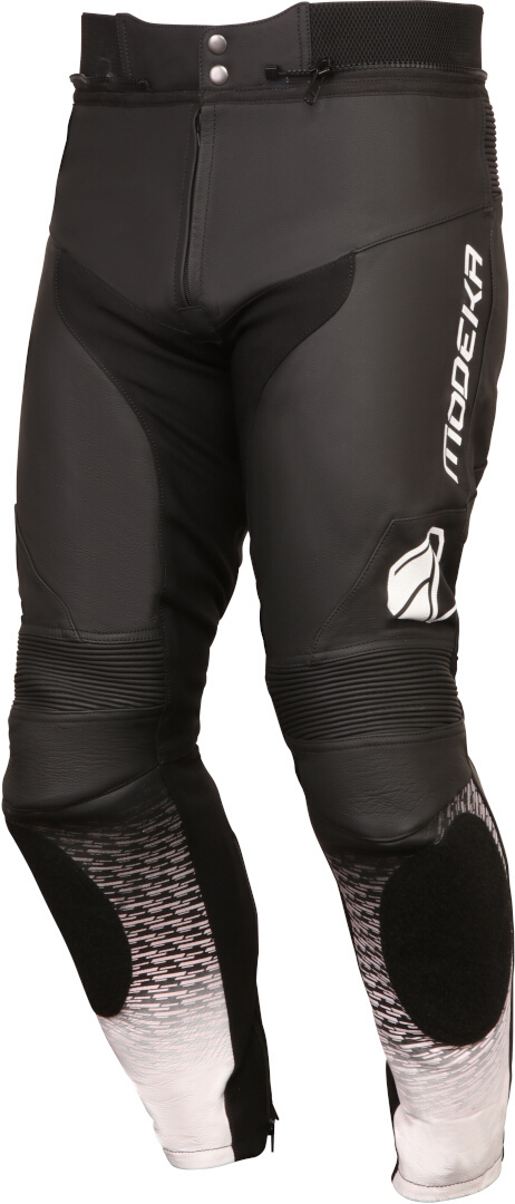 Bild von Modeka Yron Motorrad Lederhose, schwarz-weiss, Größe 50 für Männer