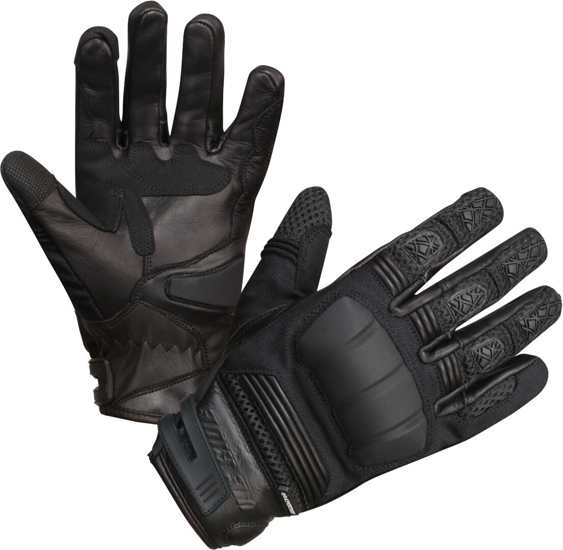 Bild von Modeka Ennos Motorradhandschuhe, schwarz, Größe L für Männer