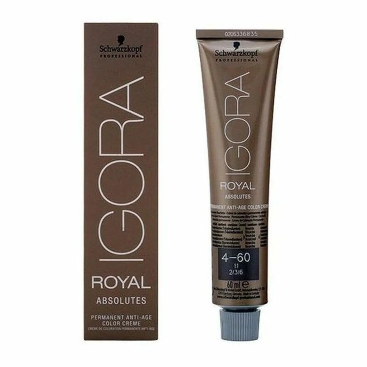 Bild von Schwarzkopf Professional, Haarfarbe, Igora Royal Absolutes Age Blend (4-60 Mittelbraun Schoko Natur)