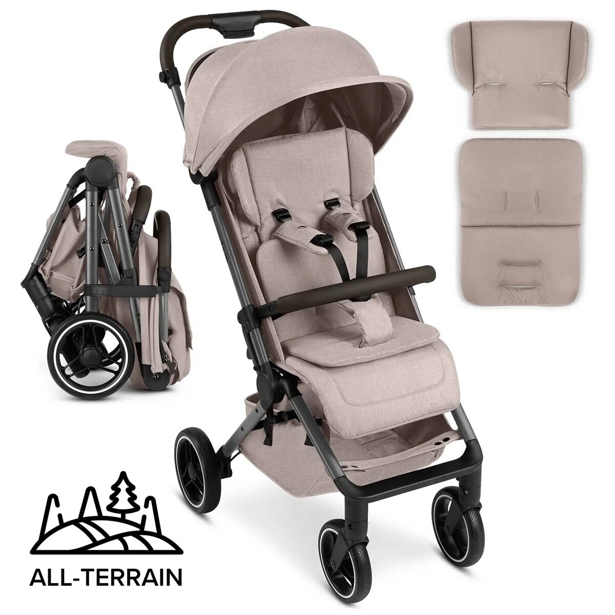 Bild von ABC Design Ping 3 Trekking Reisebuggy inkl.Transporttasche, Tragegurt und Sitzeinlage Camel