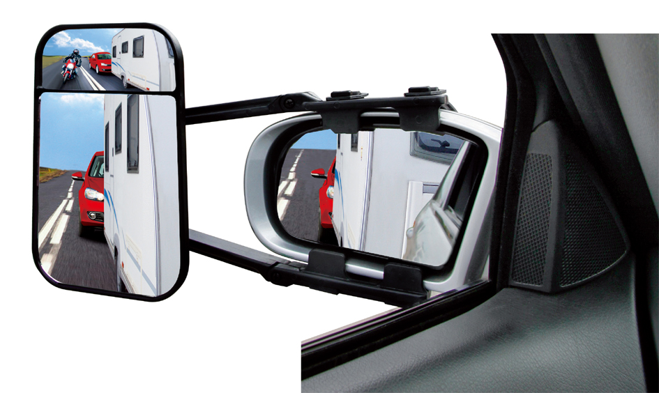 Bild von 019606 Caravanspiegel XL Duo Rückspiegel 220 mm x 125 (019606)