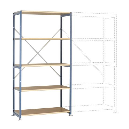 Bild von Manuflex RP1007.6011 Fachbodenregal-Grundmodul 100kg