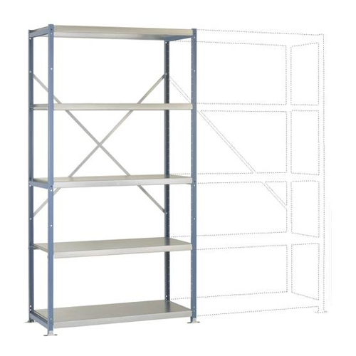 Bild von Manuflex RP1017.5007 Fachbodenregal-Grundmodul