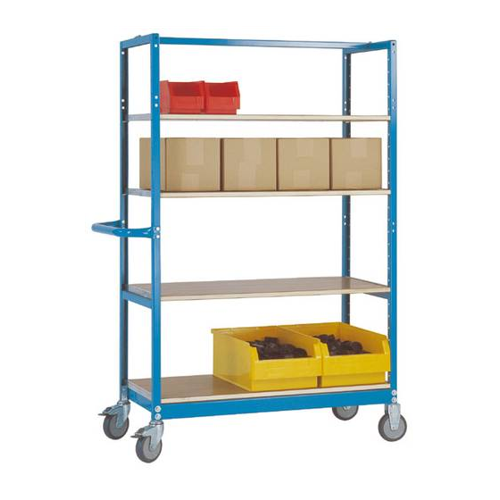Bild von Manuflex TV1055.5021 Regalwagen Stahl pulverbeschichtet