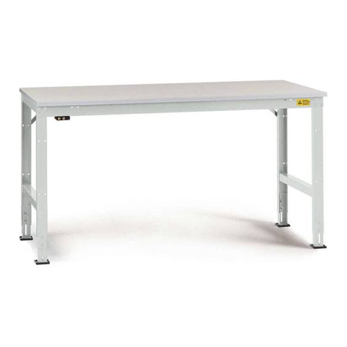 Bild von Manuflex LU4026.7035 ESD-Arbeitstisch UNIVERSAL Standard Grundtisch mit Kunststoffplatte