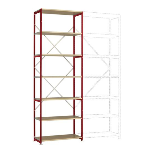 Bild von Manuflex RP1605.3003 Fachbodenregal-Grundmodul