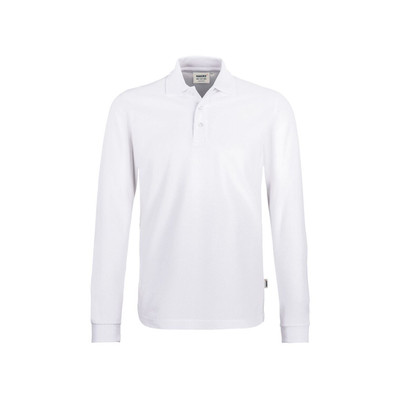 Bild von Longsleeve-Poloshirt Classic 820, weiß, Größe XS