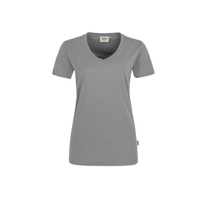 Bild von Damen V-Shirt Mikralinar® 181, titan, Größe XL