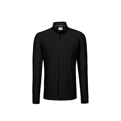 Bild von Hemd Natural Stretch Regular 130, schwarz, Größe L