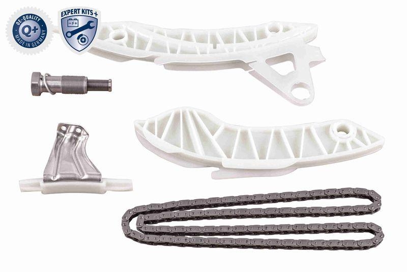 Bild von VAICO V20-10001-BEK Steuerkettensatz mit Gleitschienen, mit Kettenspanner für Nockenwelle Simplex, Kette geschlossen MINI: Hatchback, Coupe