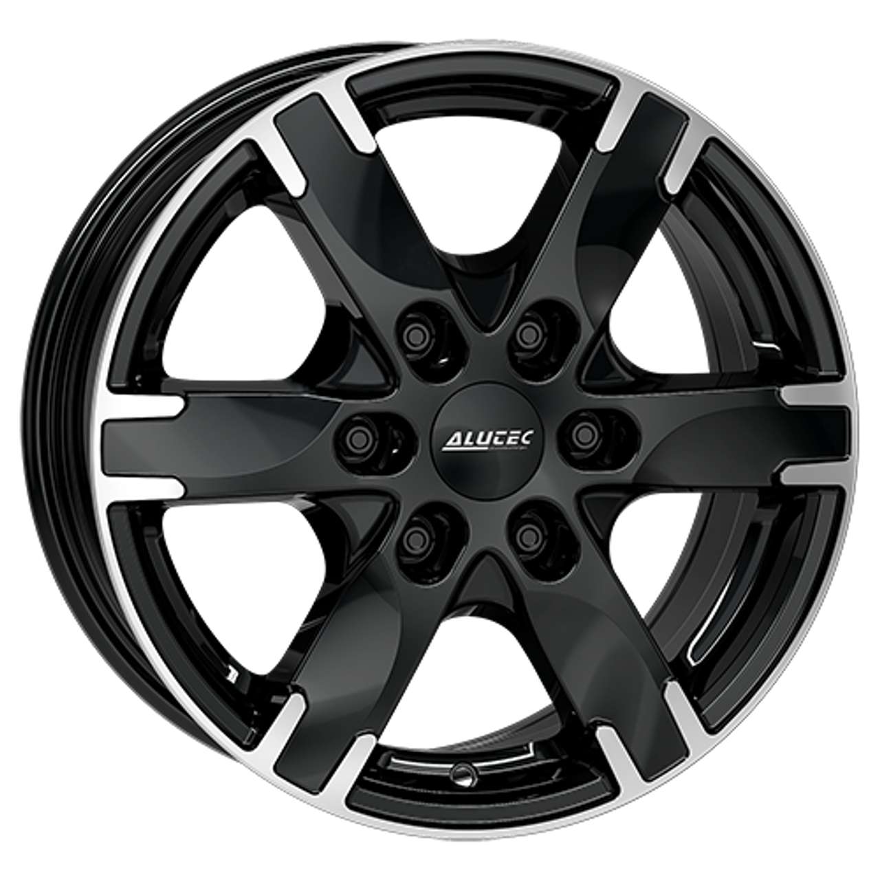 Bild von ALUTEC TITAN diamantschwarz frontpoliert 7.5Jx17 6x139.7 ET38