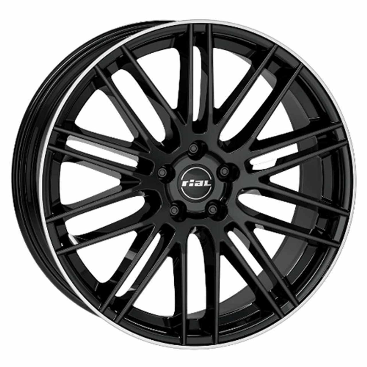 Bild von RIAL KIBO diamantschwarz hornpoliert 8.0Jx18 5x108 ET45